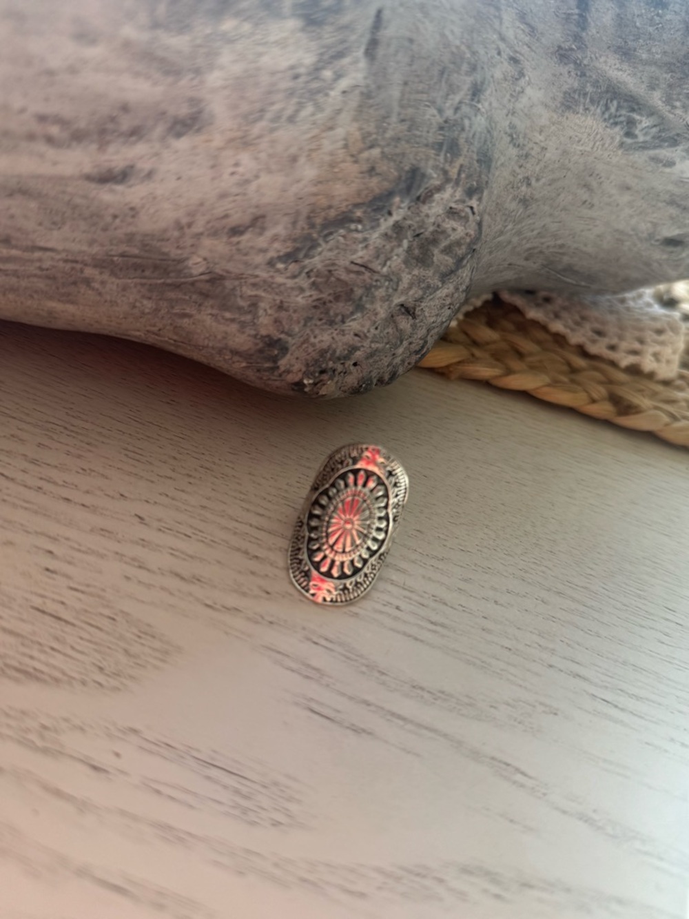 BOHO SHIELD RING SIZE 7 - Picture 7 of 13